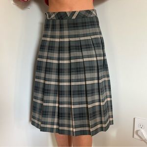 Aritzia plaid skirt